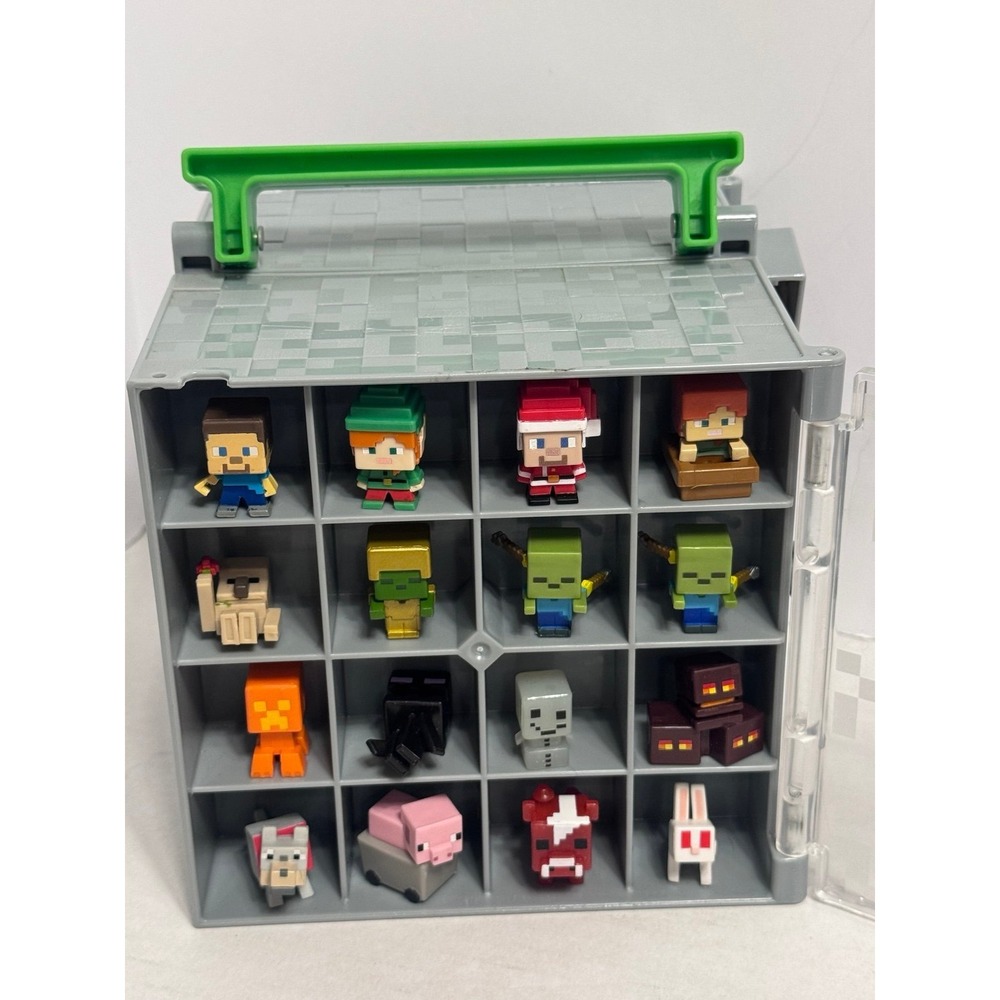 Minecraft Minifigure Collecters Display Case Cube with 22 mini figures 2014 - Picture 10 of 12
